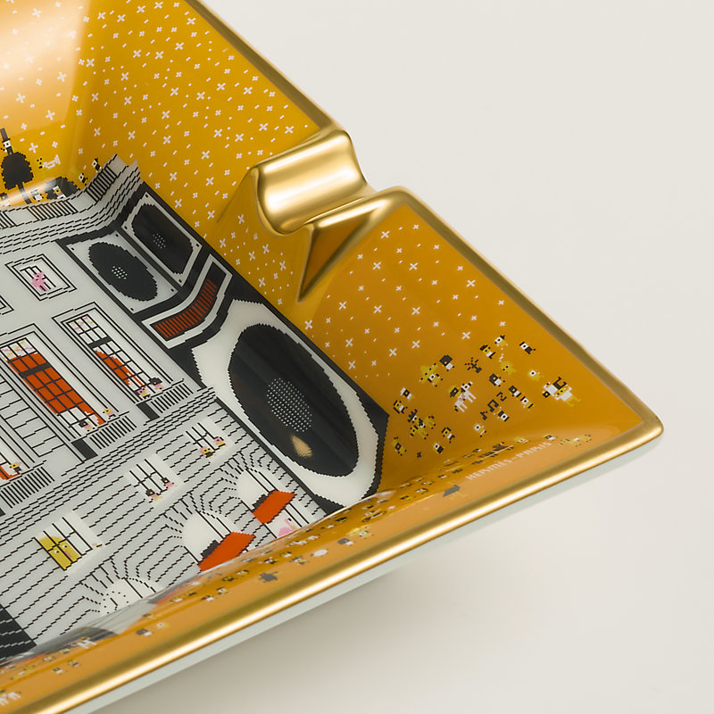 Faubourg Party ashtray - Yellow | Hermès Mainland China